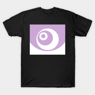 Abstract pattern - purple and white. T-Shirt